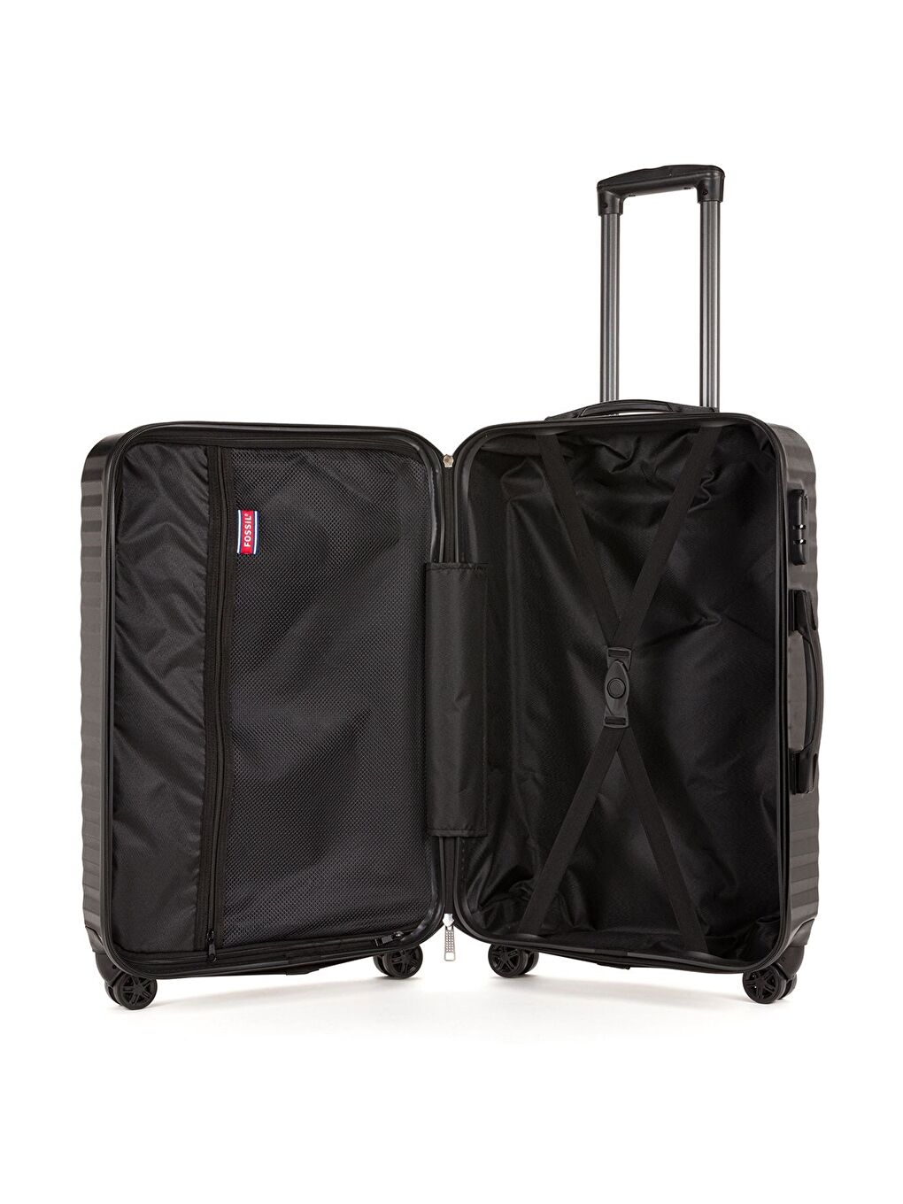 Siyah ABS Unisex 75cm Büyük Boy Valiz FSL111-3