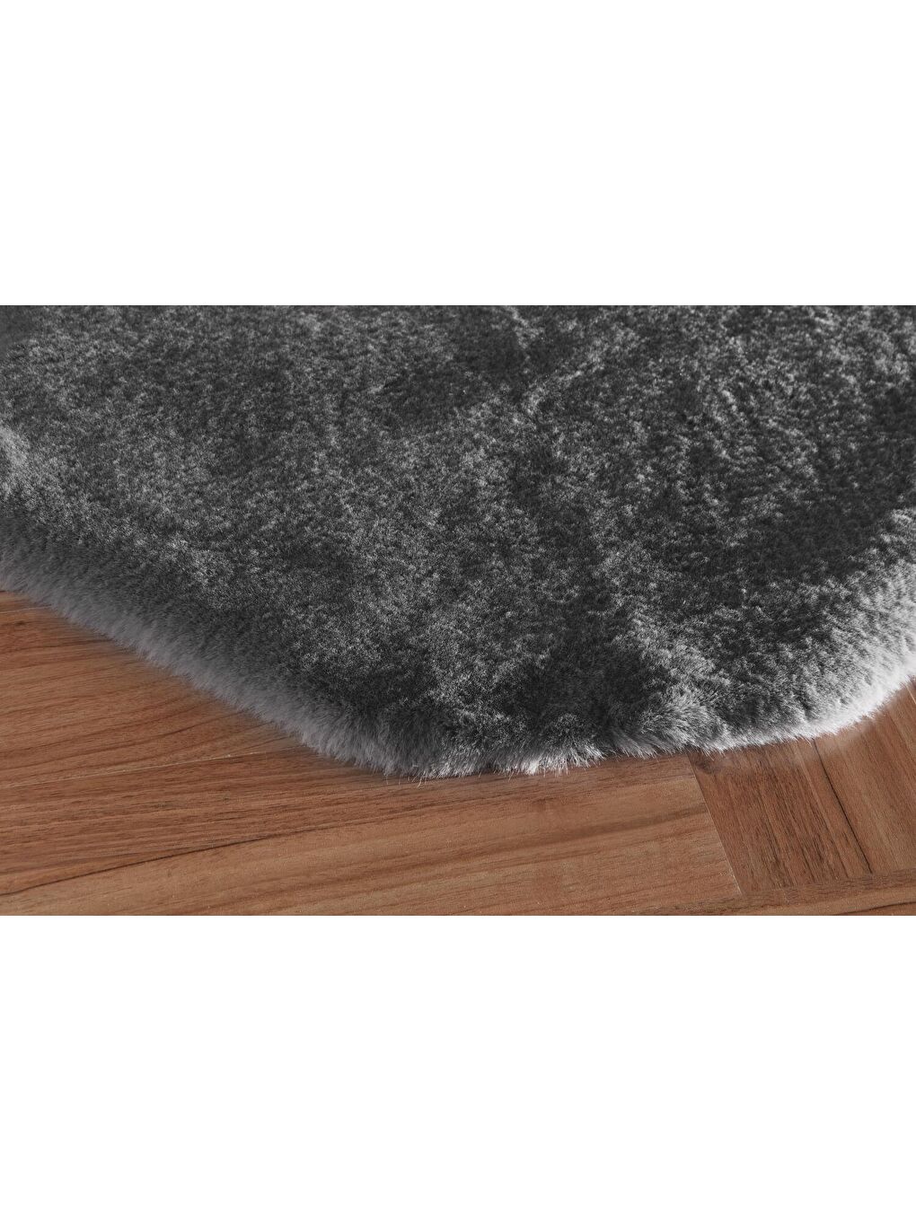 Kürk Post Halı 100x140 Antrasit-1