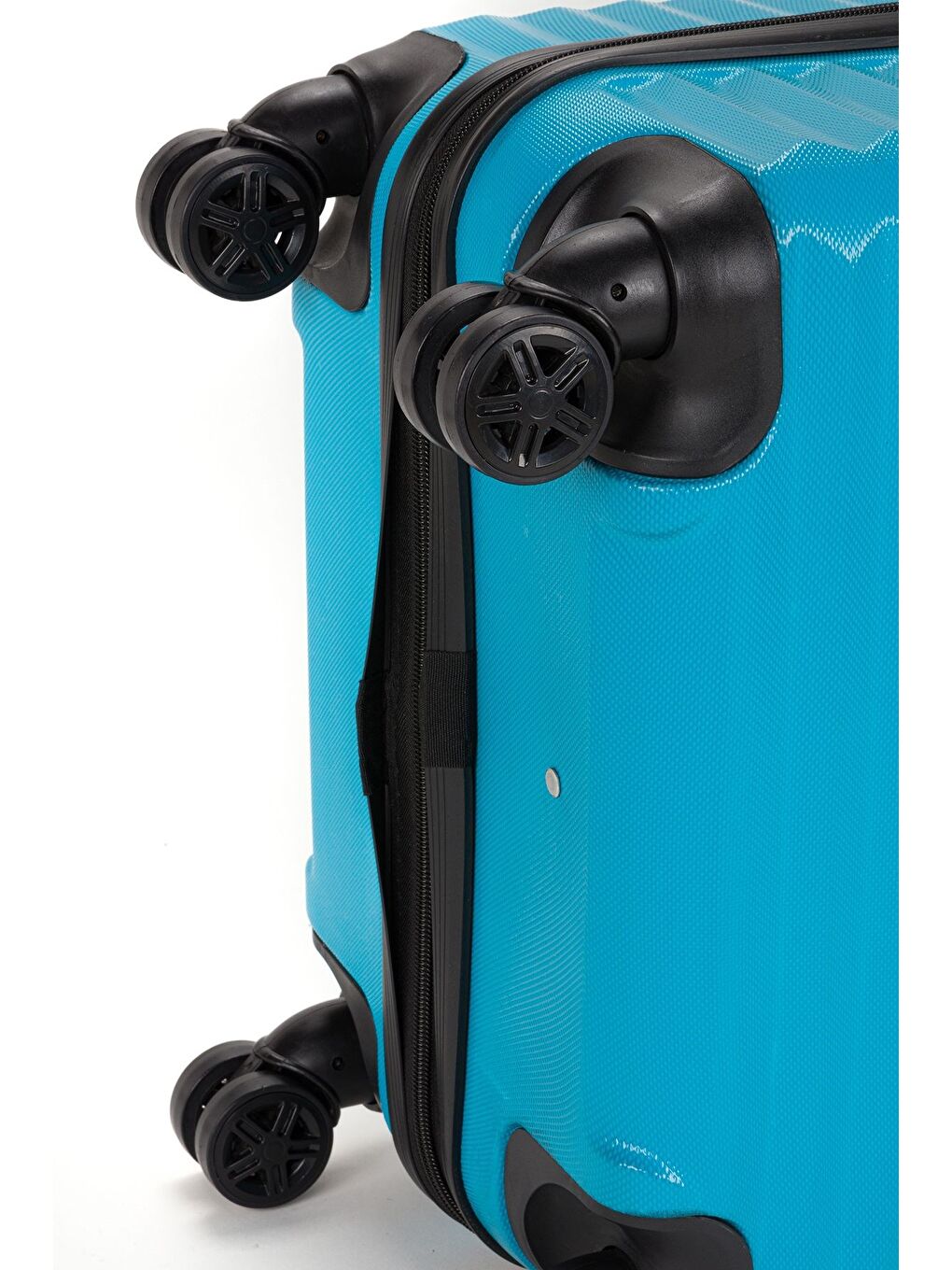 Turkuaz ABS Unisex Kabin, Orta, Büyük Boy 3'lü Valiz Seti FSL111-6