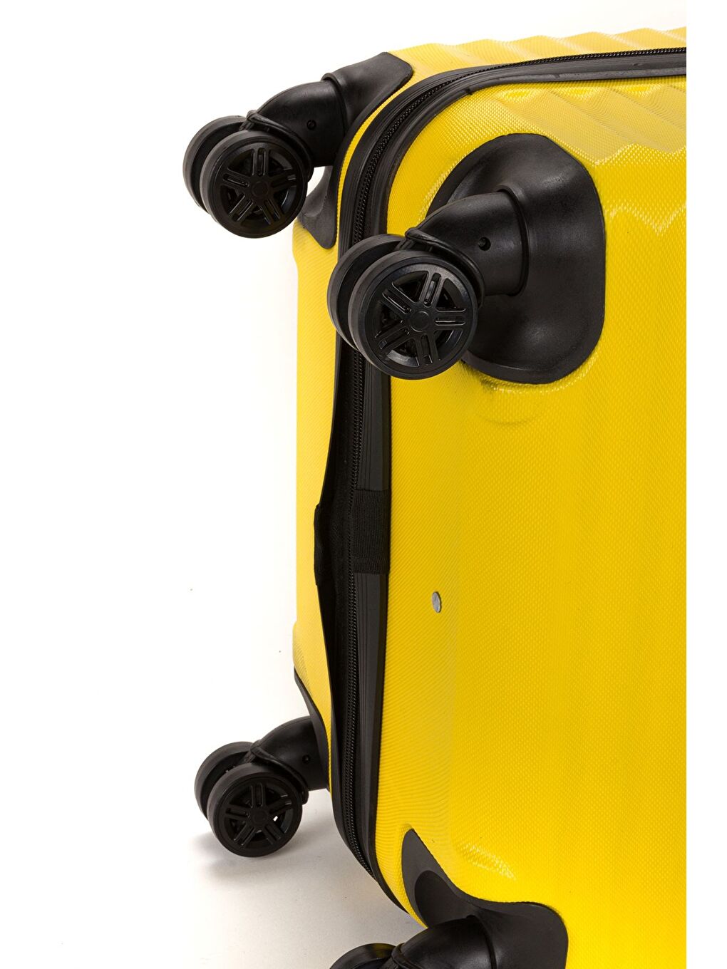 Sarı ABS Unisex Kabin, Orta, Büyük Boy 3'lü Valiz Seti FSL111-7