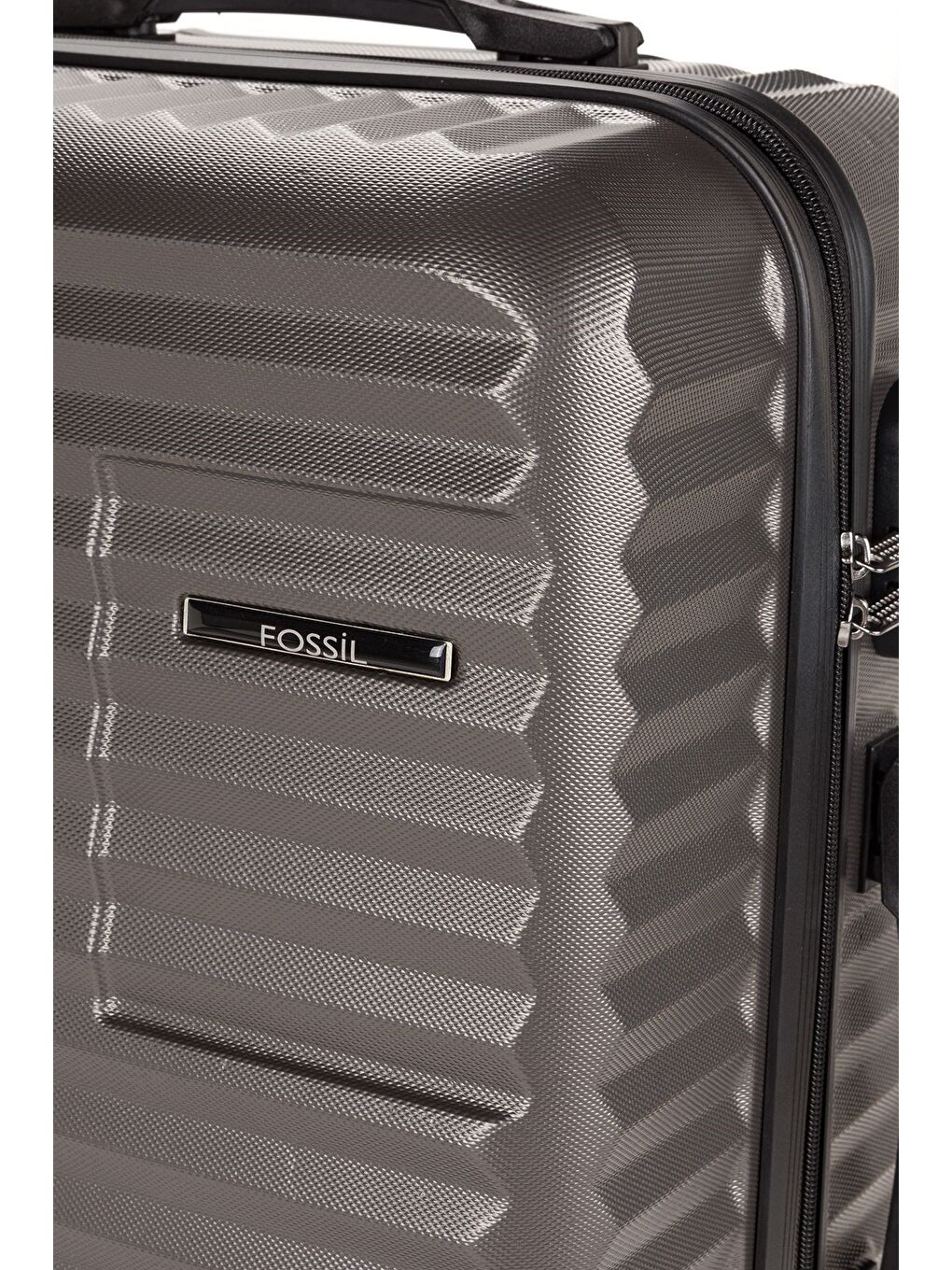 Antrasit ABS Unisex Kabin, Orta, Büyük Boy 3'lü Valiz Seti FSL111-5