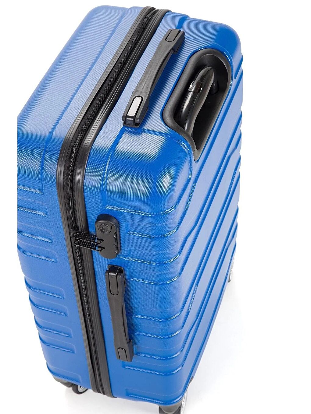 Mavi ABS Unisex Orta Boy Valiz-2