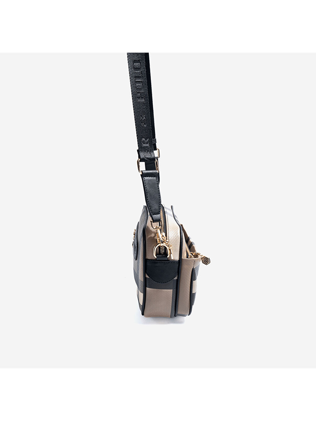 Kahverengi Kadın SP1267-MK80 SILVER POLO Çapraz Çanta Kahve-Siyah-2