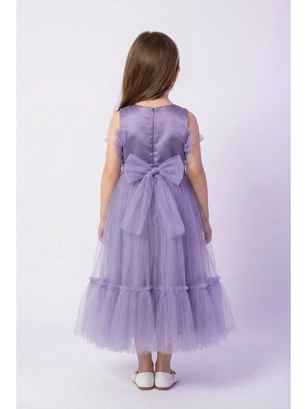 Lila Kız Çocuk Abiye-2