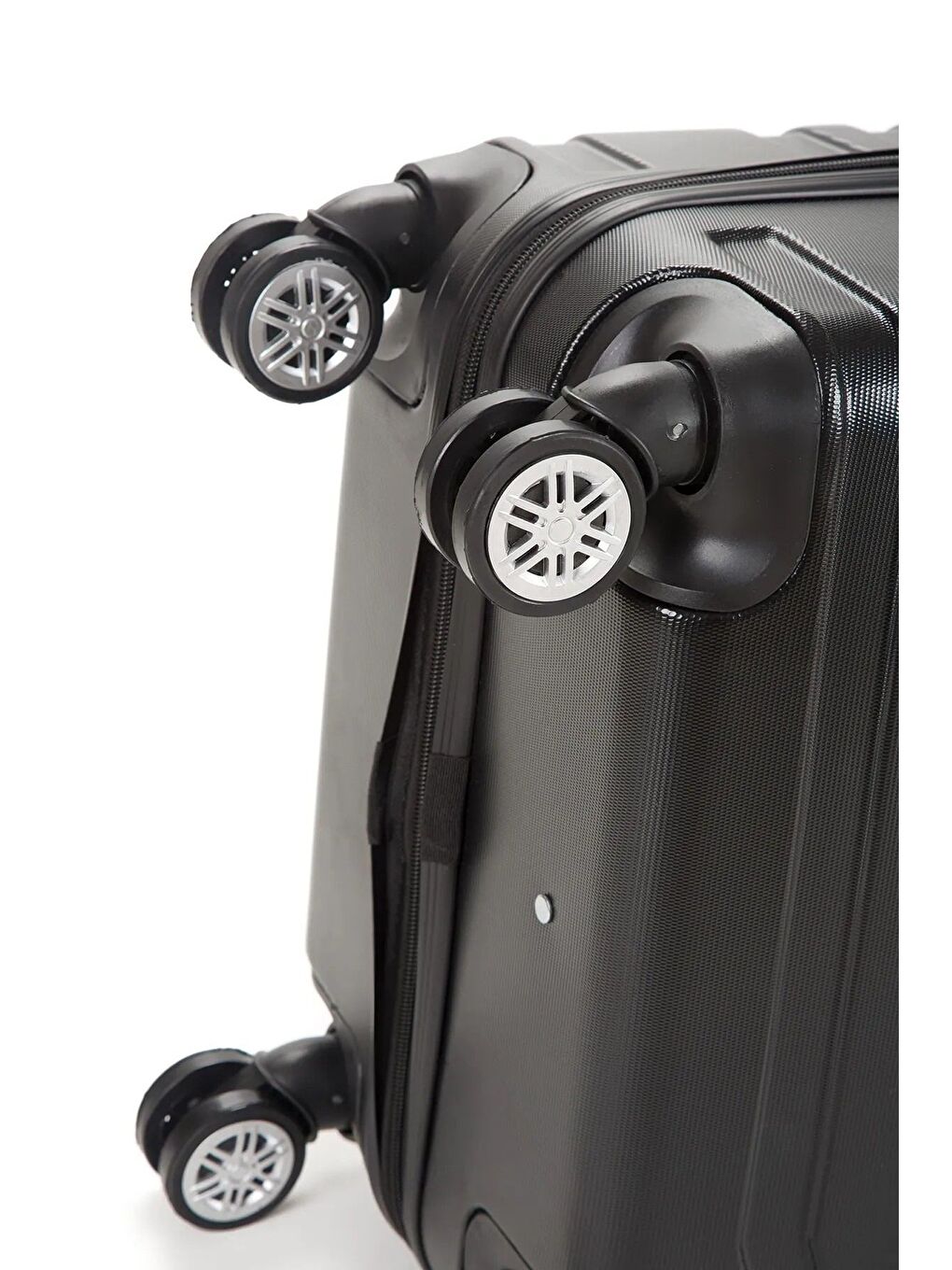 Siyah ABS Unisex Orta Boy Valiz-2