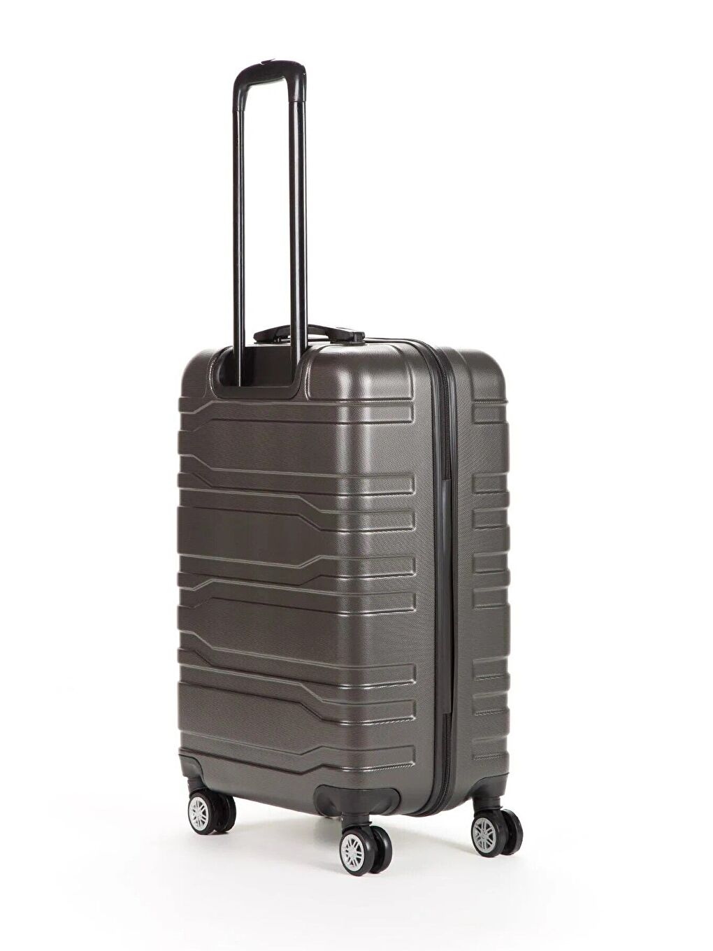 Antrasit ABS Unisex Orta Boy Valiz-2