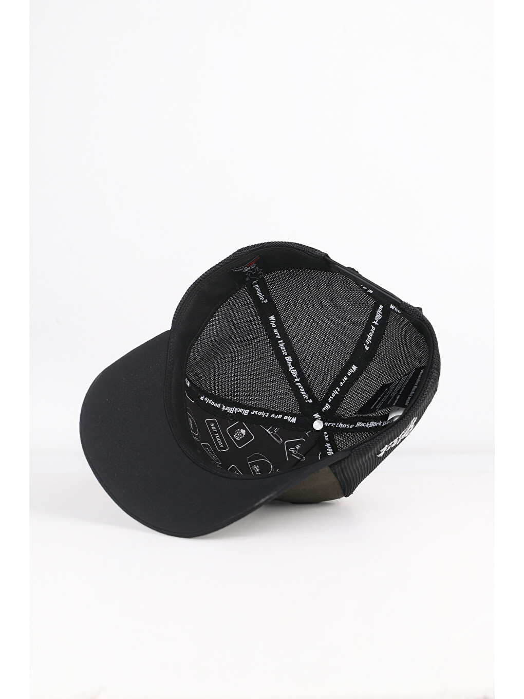 Panter Logolu Siyah-Haki Trucker Şapka-4
