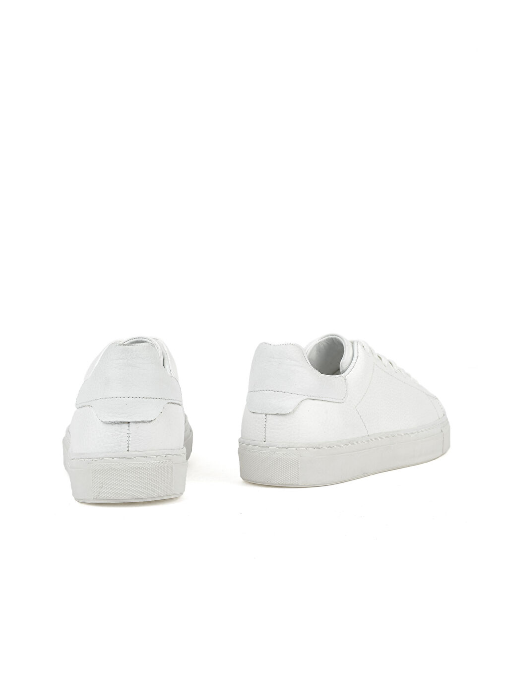 Erkek Hakiki Deri Sneaker 1511026ZF7 Beyaz-2