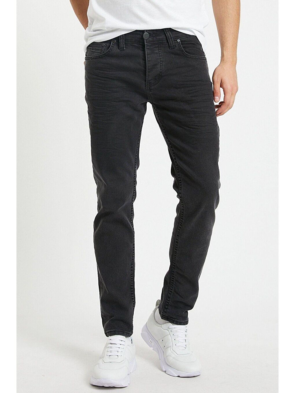 Siyah Slim Fit Elastanlı Esnek Erkek Pantolon