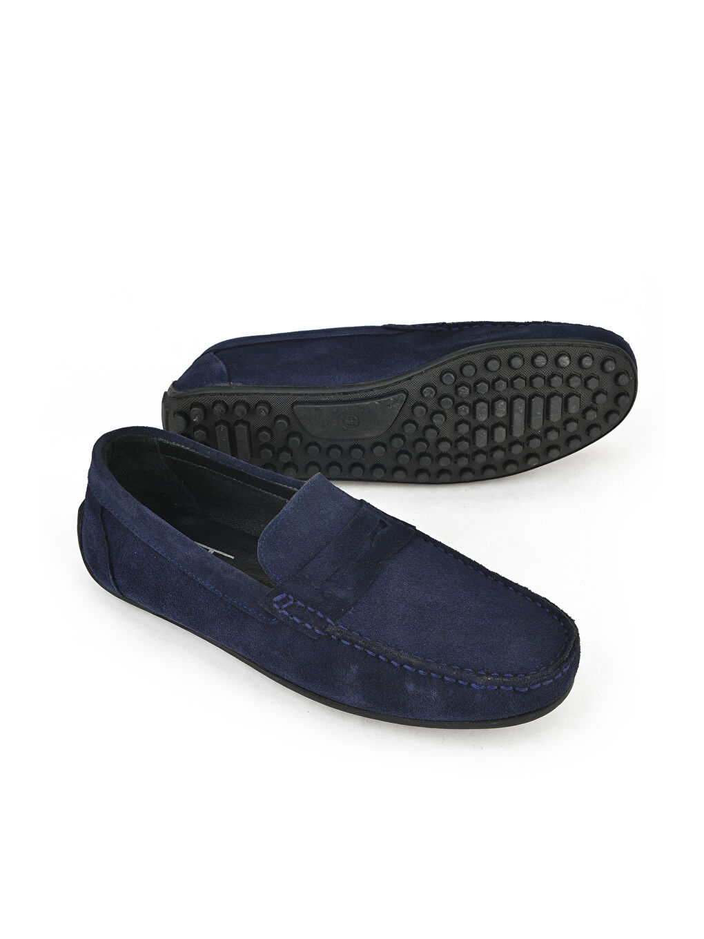 Erkek Hakiki Deri Ayakkabı 141986Z41572 Lacivert-1