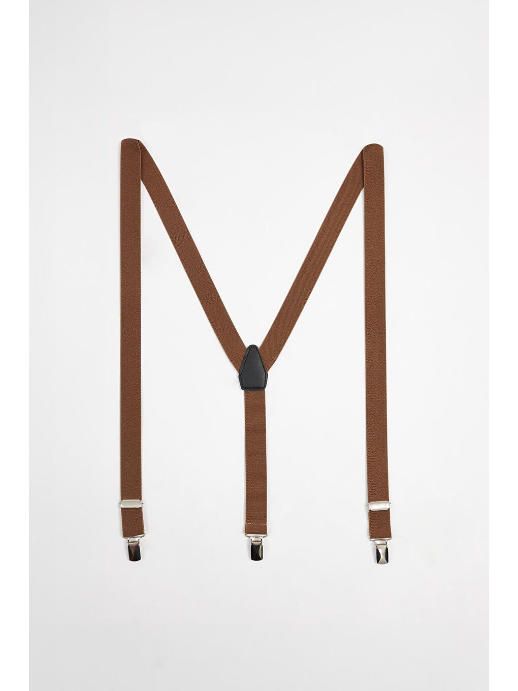 Bej Düz İnce Bordo Erkek Pantolon Askısı-1