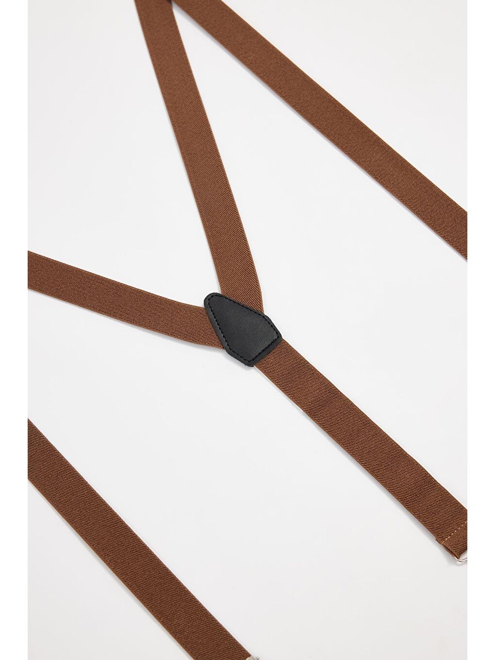 Bej Düz İnce Bordo Erkek Pantolon Askısı-3