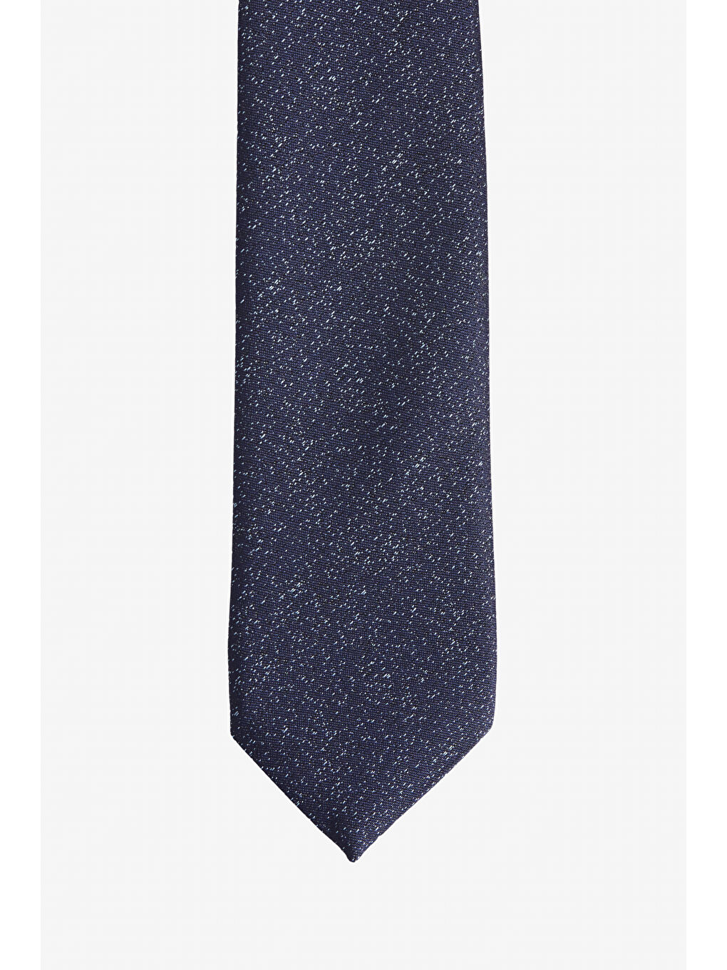 Erkek Lacivert-Mavi Desenli Kravat-Mendil Set-2