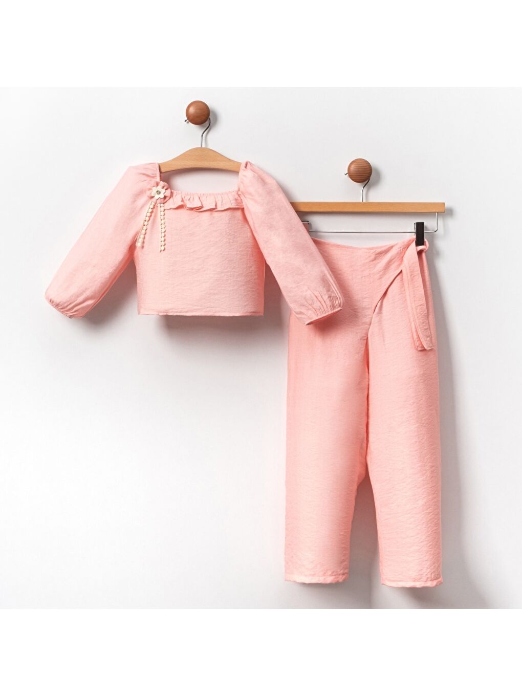 Pembe Kız Çocuk Sırt Gipeli Takım MNK2124-2