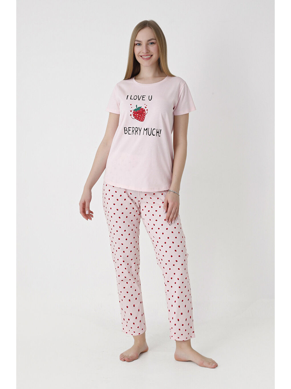 Pembe Berry Much Pijama Takımı