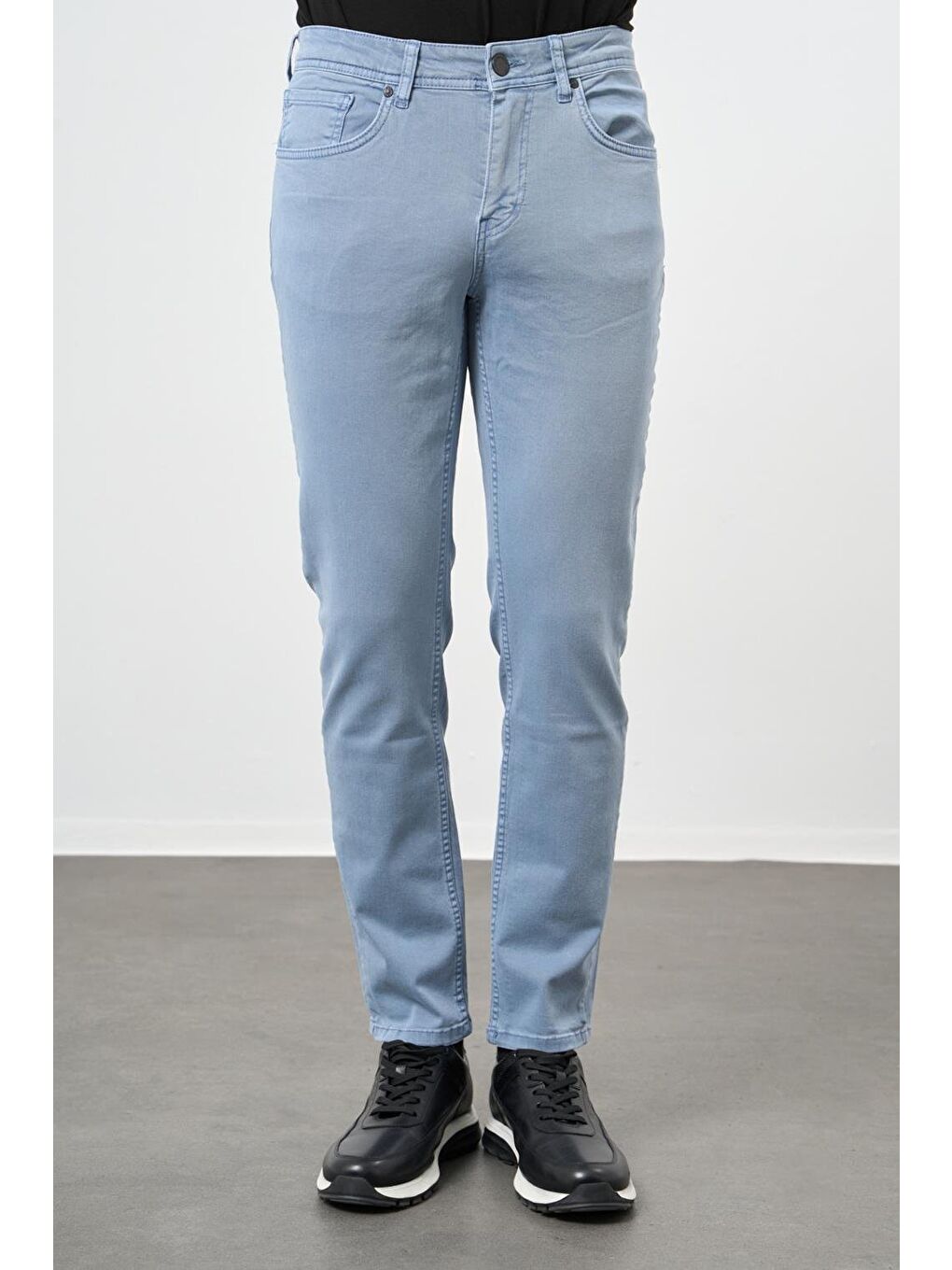 Koyu Turkuaz Pamuklu 5 Cep Casual Slim Fit 5 Cep Pantolon 1003245318