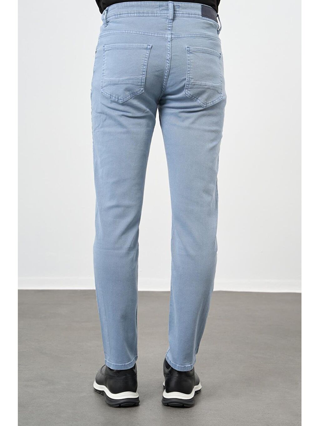 Koyu Turkuaz Pamuklu 5 Cep Casual Slim Fit 5 Cep Pantolon 1003245318-4