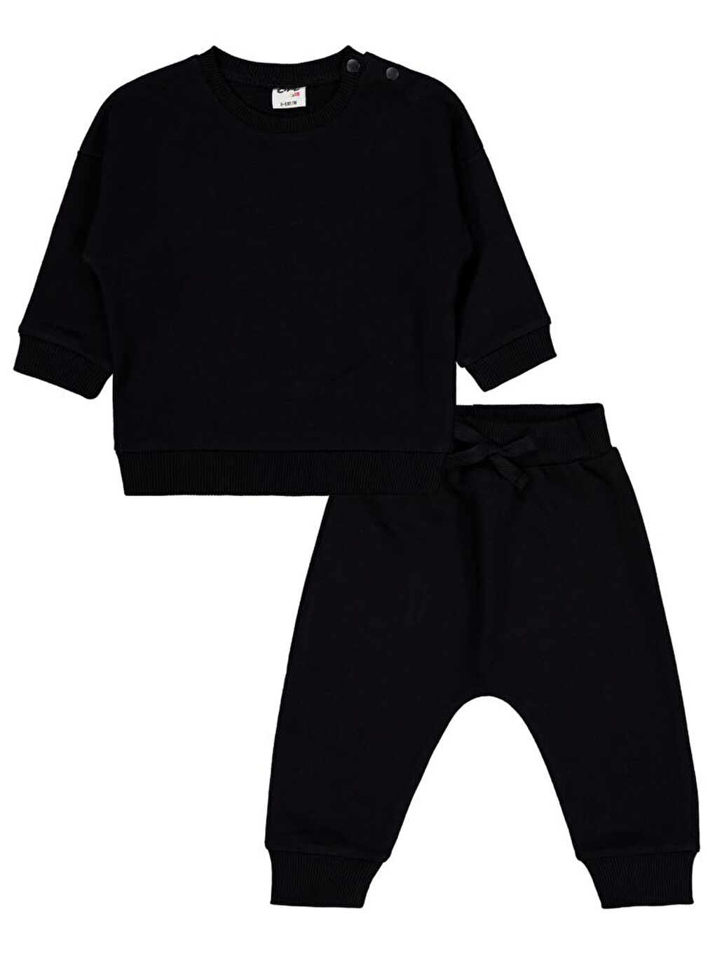 Siyah Baby Basic 6-18 Ay Takım