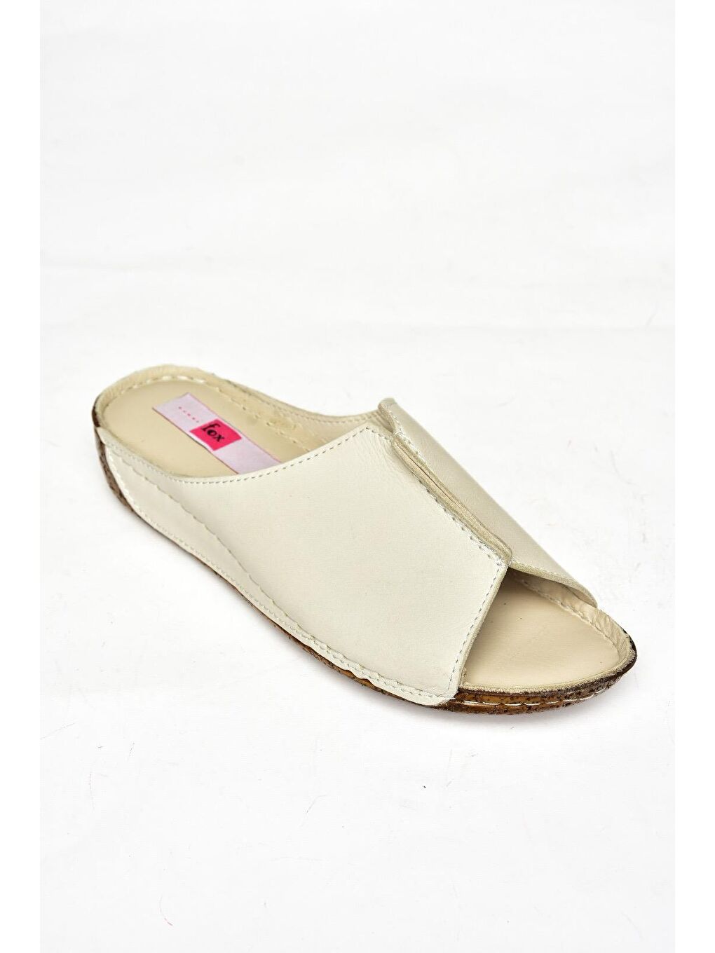 P5550640 Bej Kadın Terlik-1