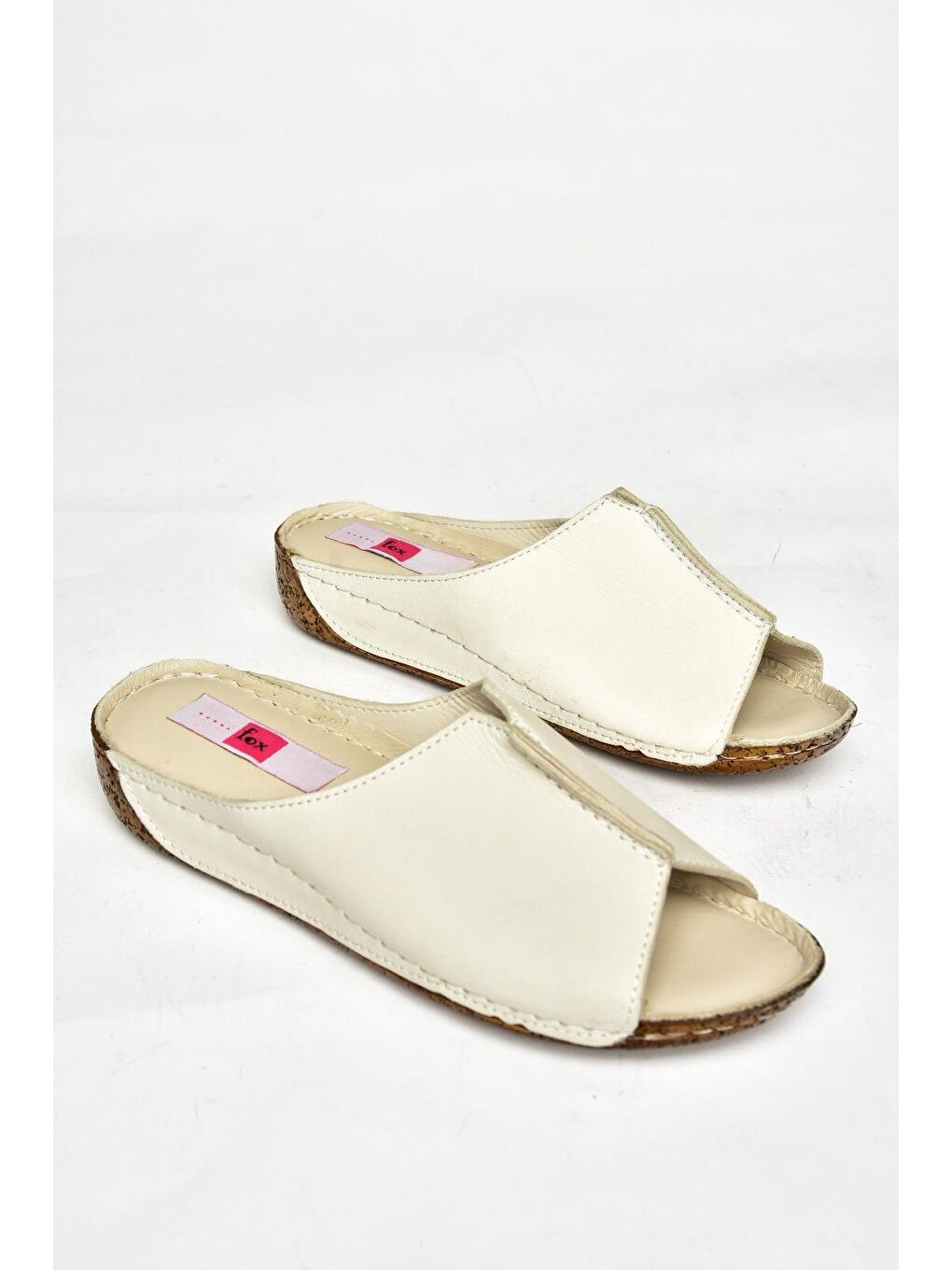 P5550640 Bej Kadın Terlik-2