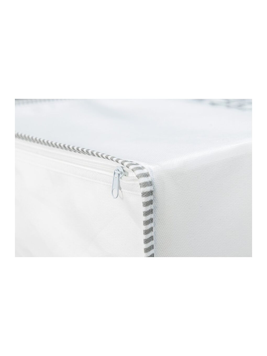 Beyaz 4'lü Mega Boy Yorgan Hurcu 75x45x45 cm-3