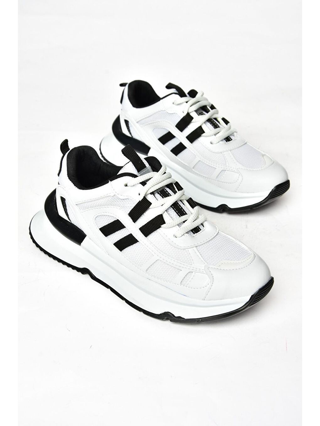 S9730176 Siyah-Beyaz Kadın Spor-6