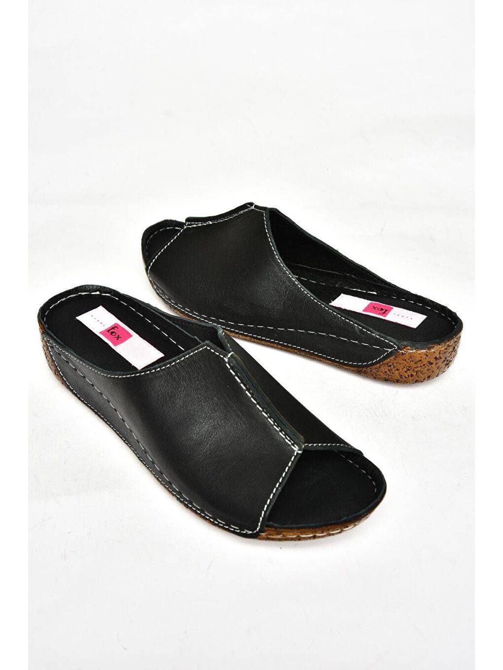 P5550640 Siyah Kadın Terlik-2