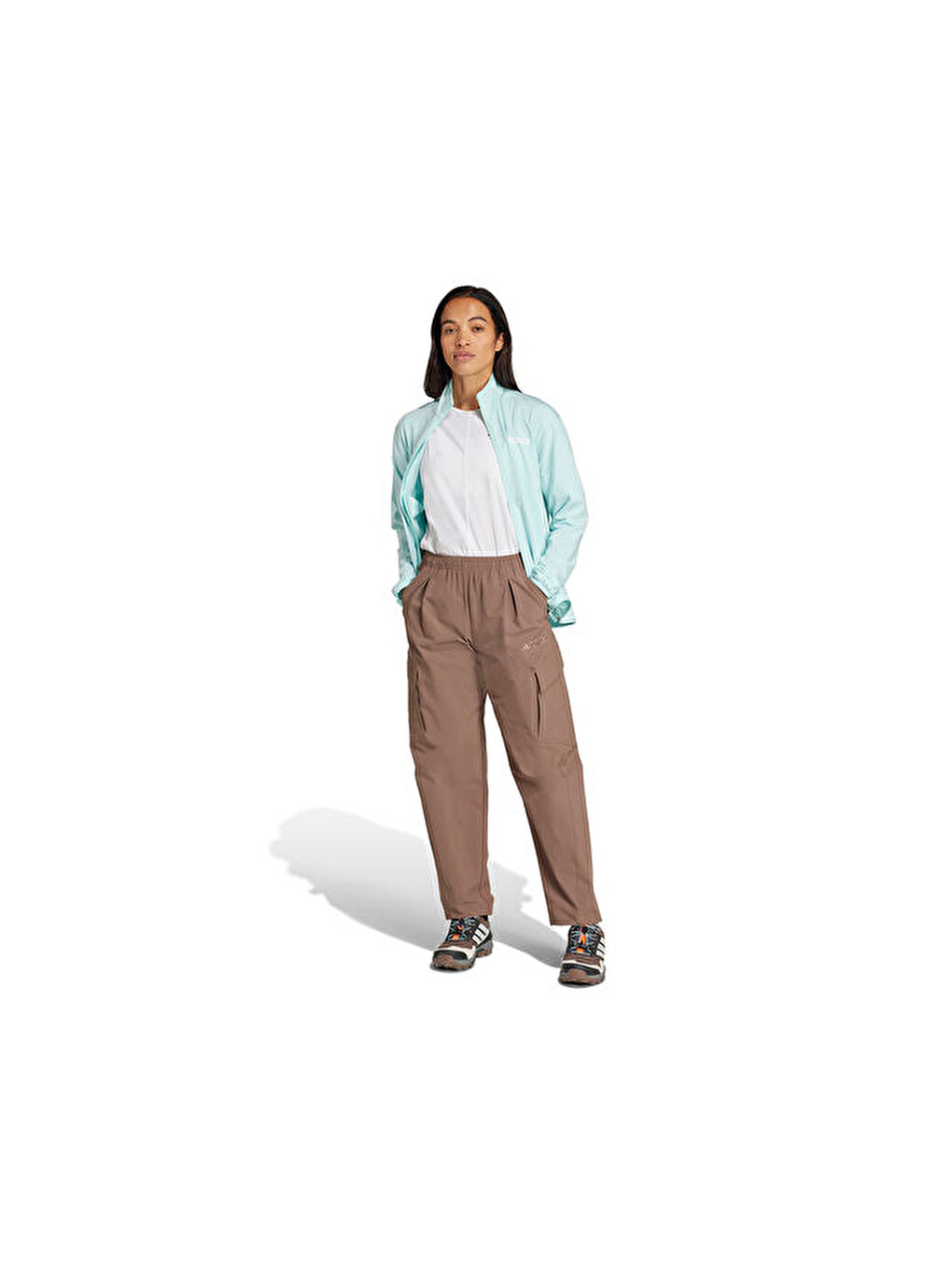 W Cargo Pants Kadın Outdoor Eşofman Altı Jm9857 Kahverengi-5