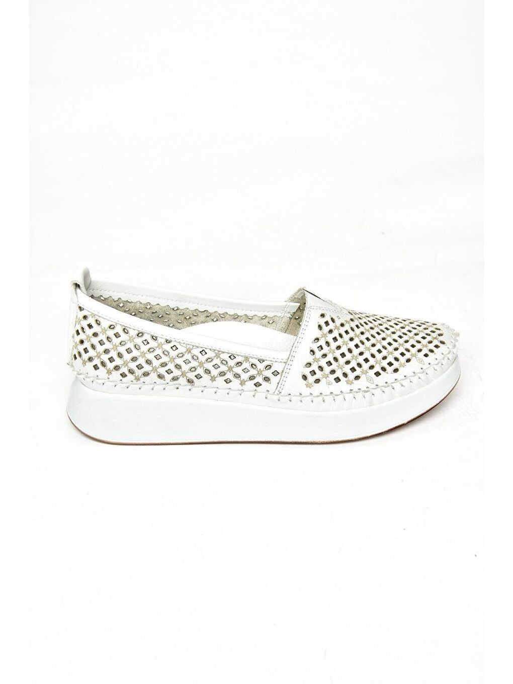 S5400115 Beyaz Kadın Ayakkabı-3