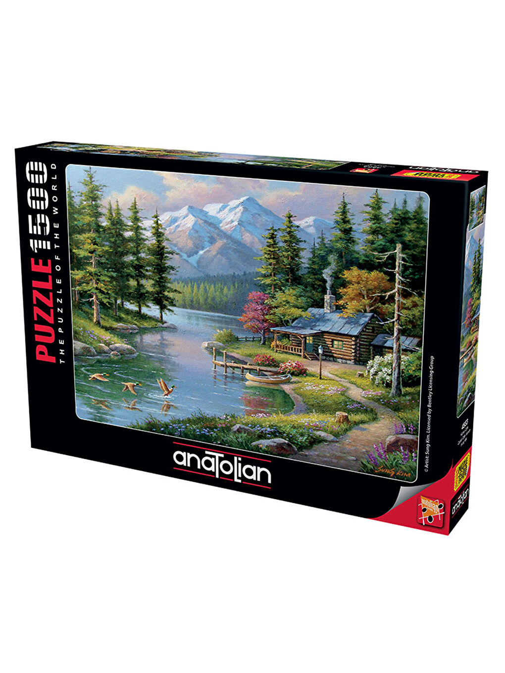 Anatolian Renksiz Puzzle 1500 Parça Kano Keyfi 4554 - 1