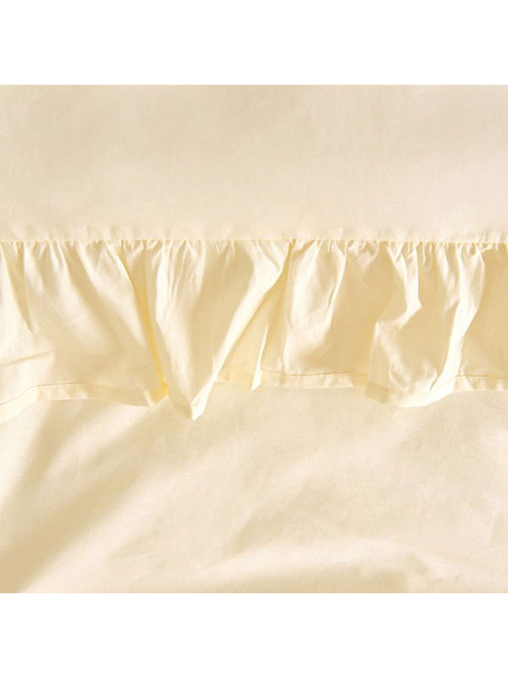 Evidea Soft Boho Fırfırlı Çift Kişilik Nevresim Takımı - Bej - 4