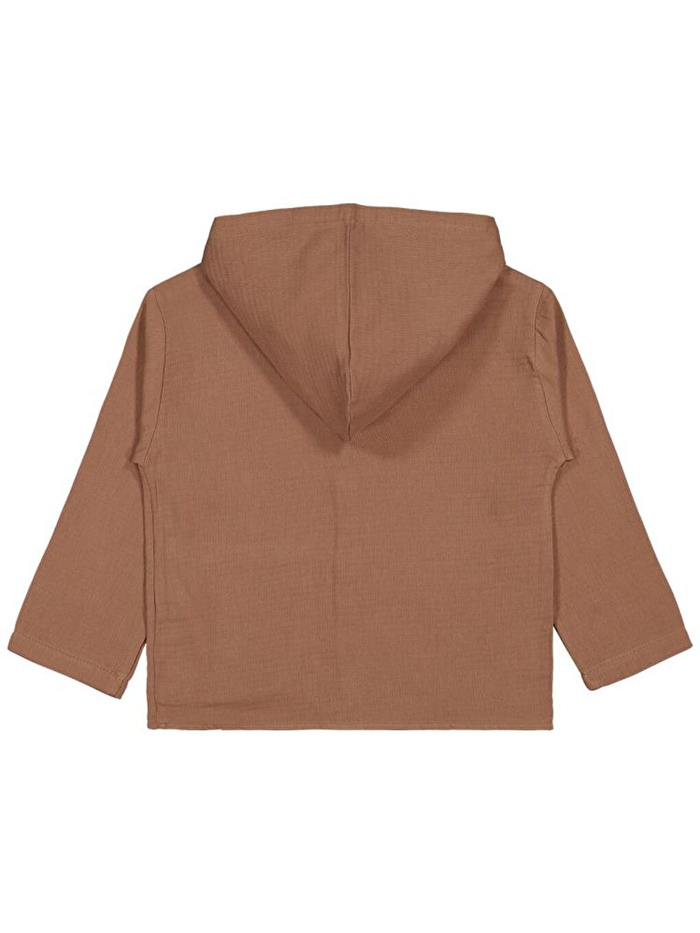 Kahverengi V 82662 Boys Tek Cepli Kapüşonlu 6-9 Yaş Ceket-1