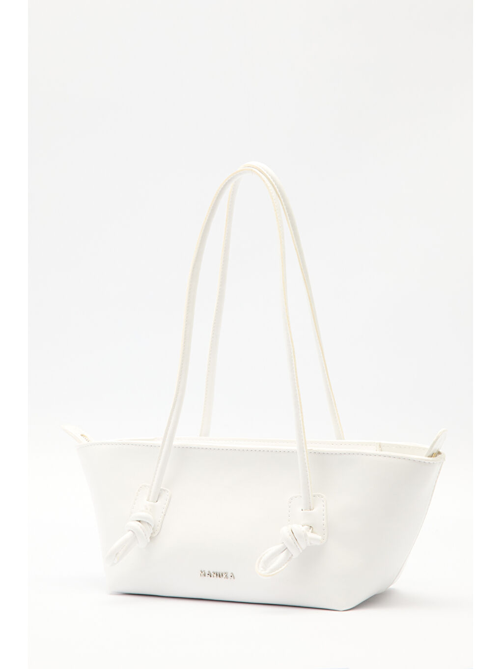 Beyaz BONNIE BAĞLAMA DETAYLI ÇANTA MARSHMALLOW-4