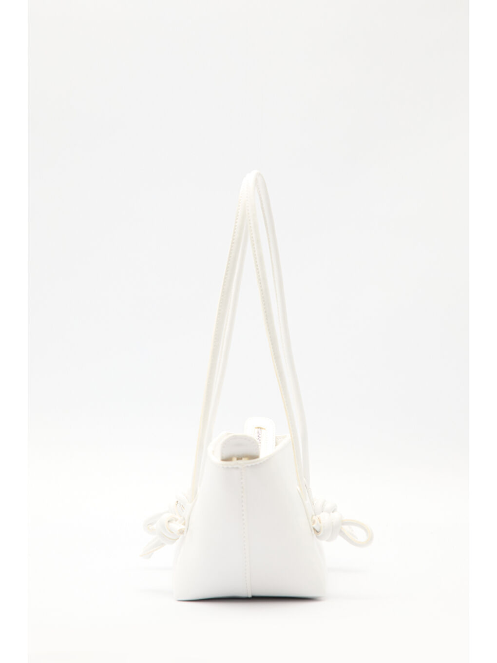 Beyaz BONNIE BAĞLAMA DETAYLI ÇANTA MARSHMALLOW-5