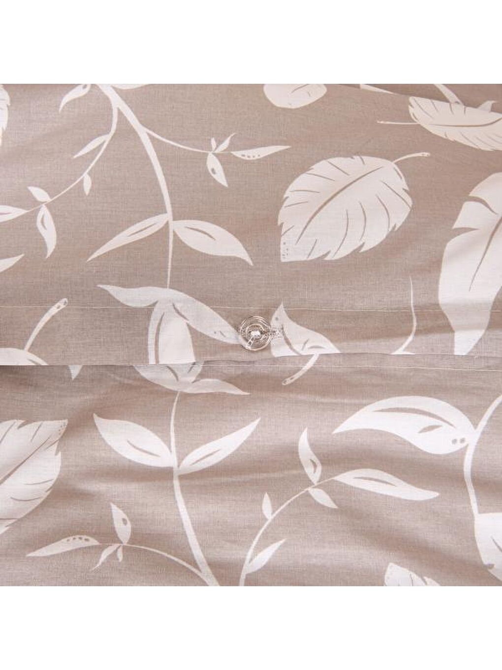 Lila Soft Avis Çift Kişilik Nevresim Takımı - Ekru / Taş-2