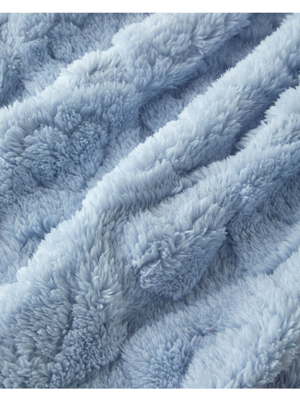 Fancy Love Jakarlı Wellsoft Tv Battaniye Açık Mavi-2