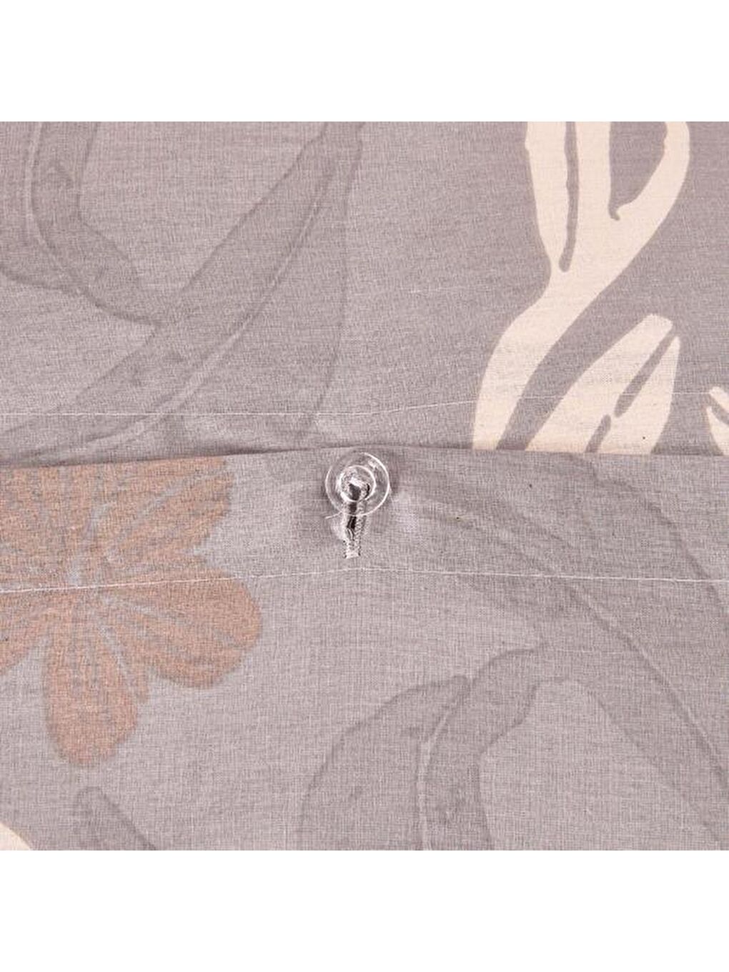 Soft Tawi Çift Kişilik Nevresim Takımı - Ekru / Gri-2