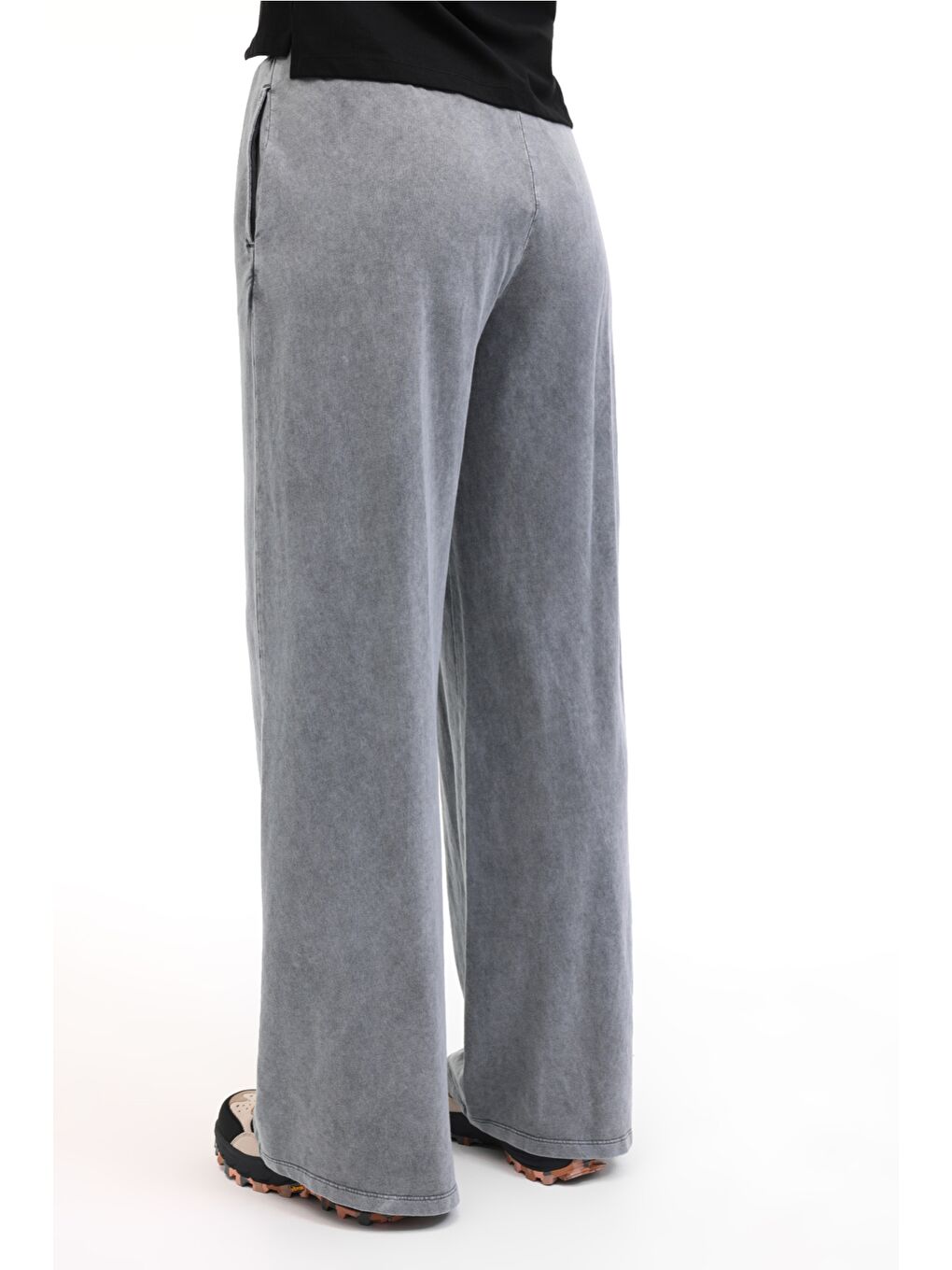 WL AISHA 22SY781 5FX Gri Kadın Eşofman Altı-1