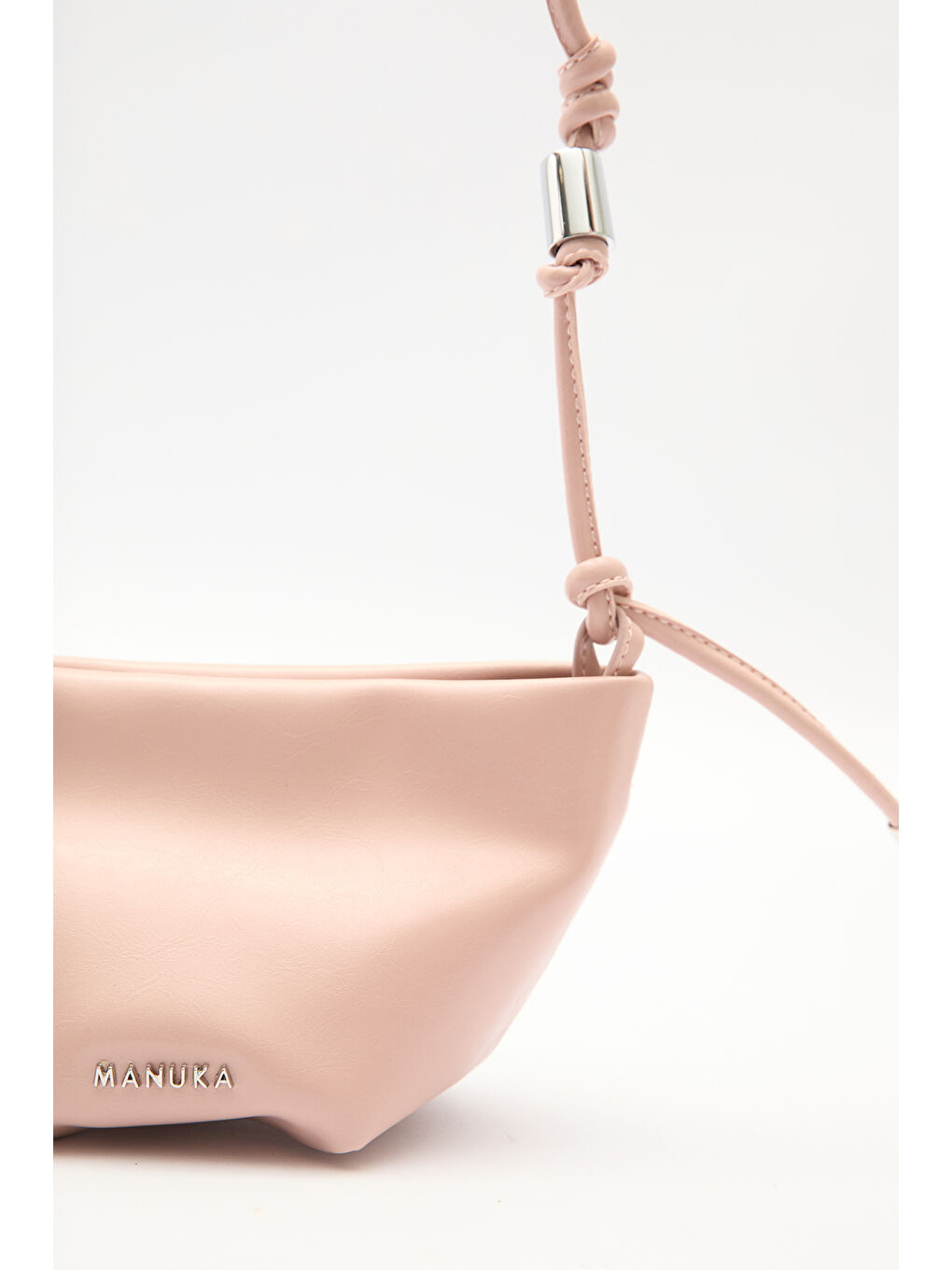 Pembe Elora Bağlama Detaylı Çanta Mochı-3