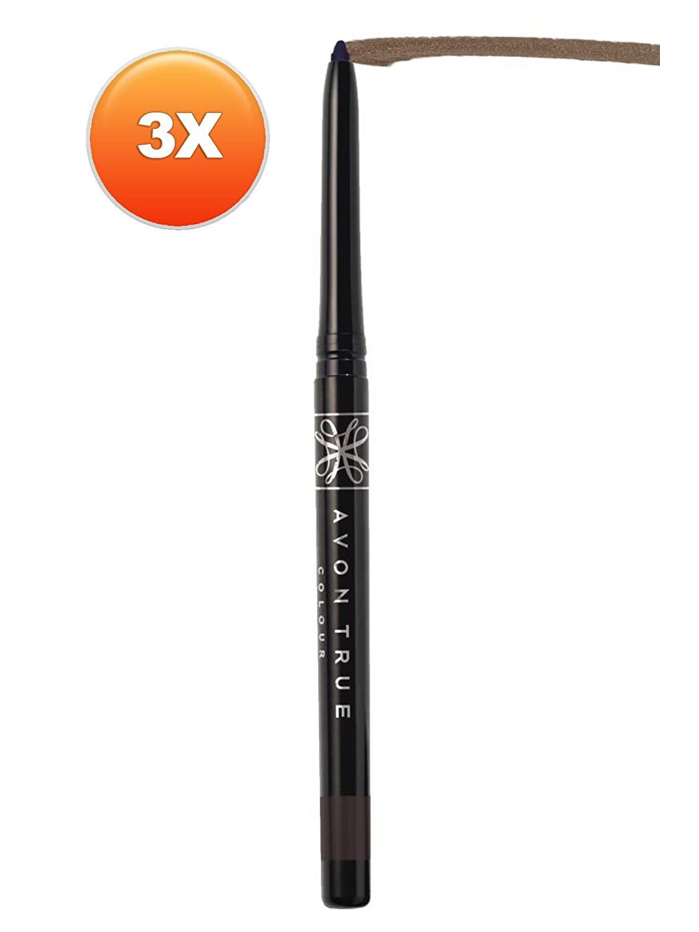 AVON Glimmersticks Pırıltılı Asansörlü Suya Dayanıklı Göz Kalemi Brown Sugar Üçlü Set - 1