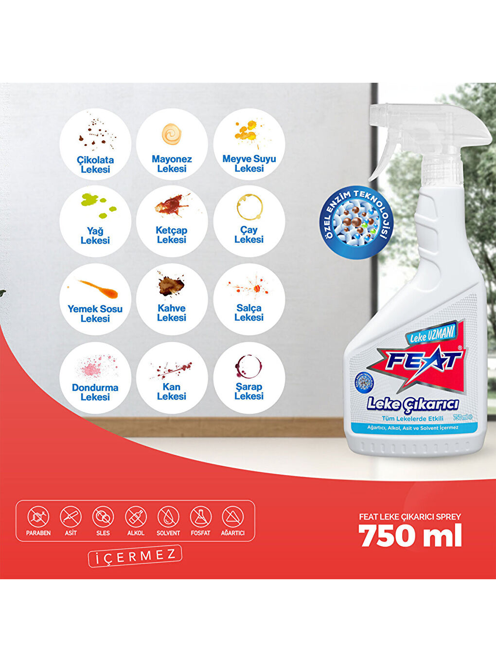 Feat Leke Çıkarıcı Sprey 750 ml - 2