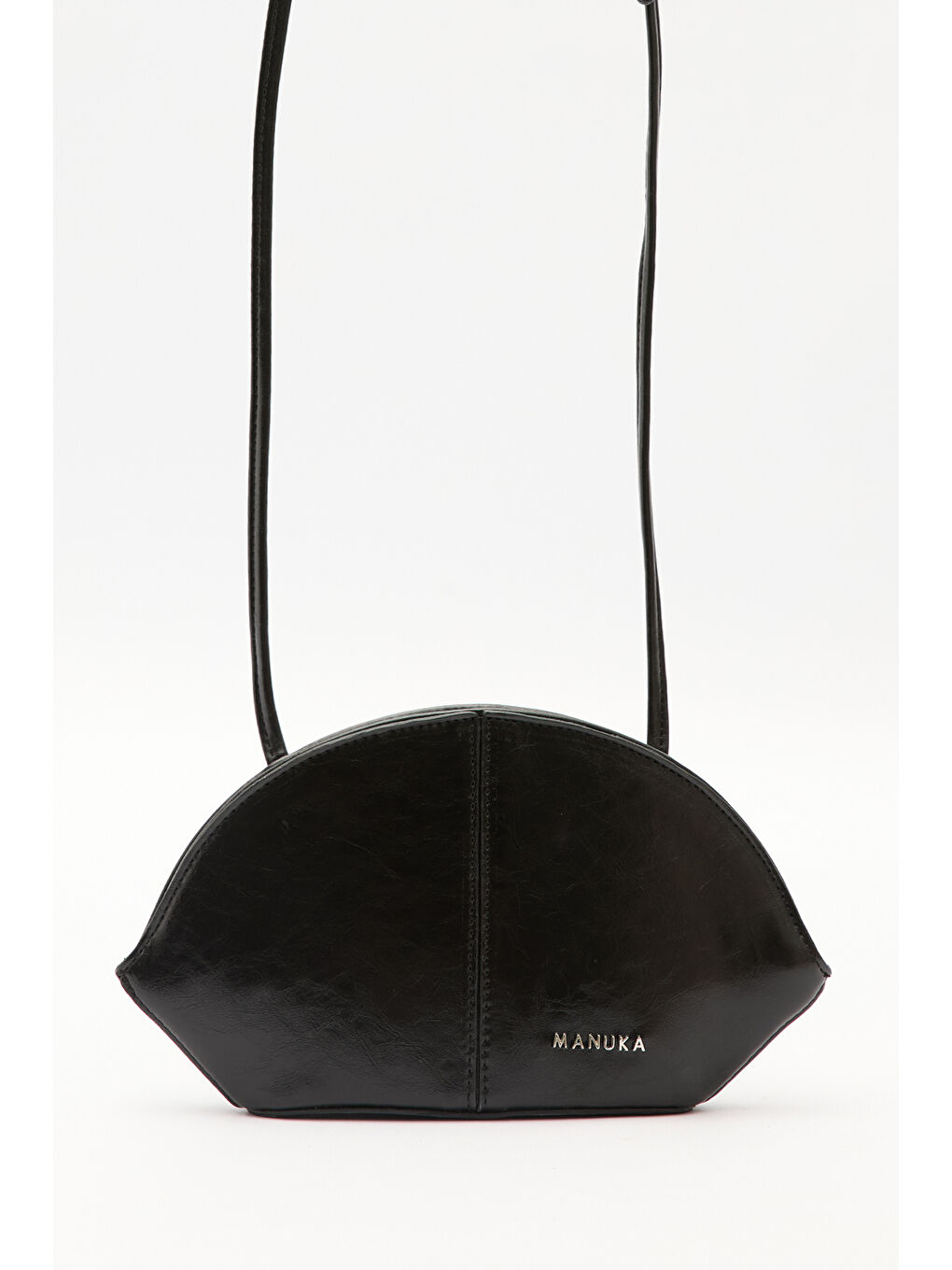 Siyah Polly Bağlama Detaylı Çanta Black Truffle