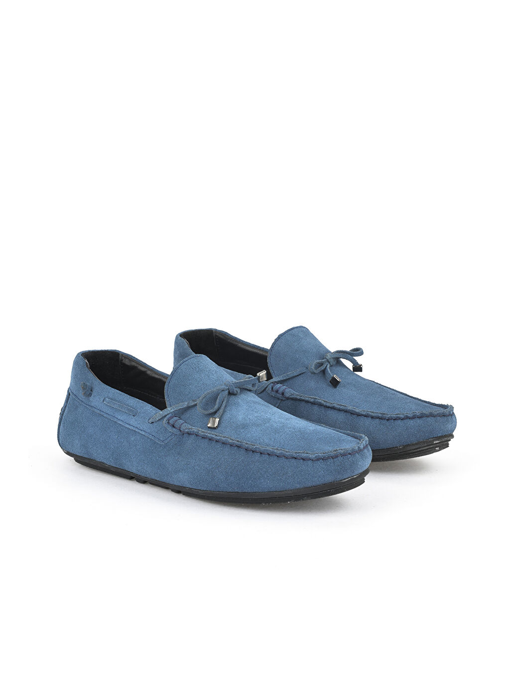 Erkek Hakiki Deri Ayakkabı 1511007ZB012 Mavi-1