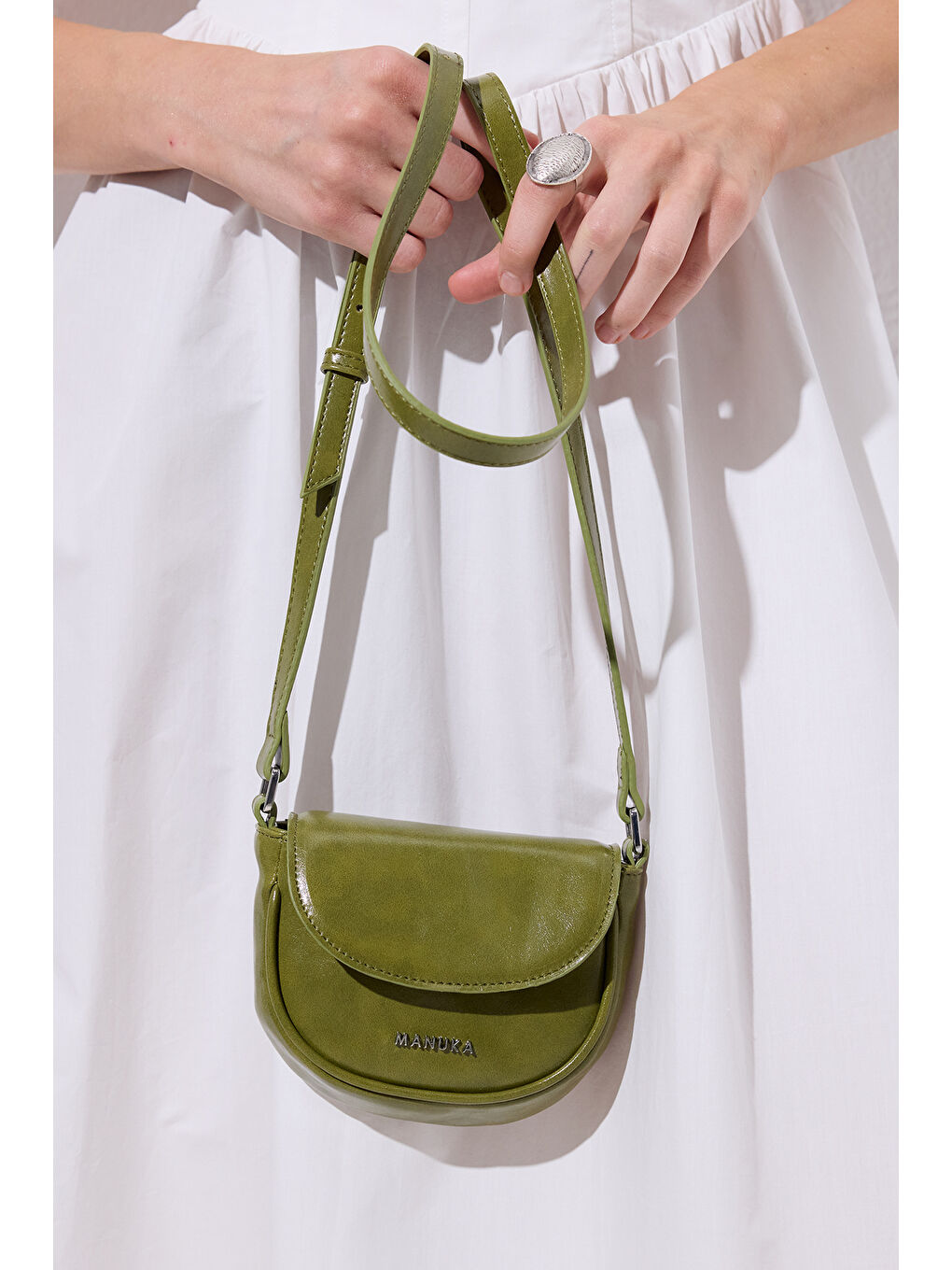 Yeşil Sisu Mini Çanta Matcha-1