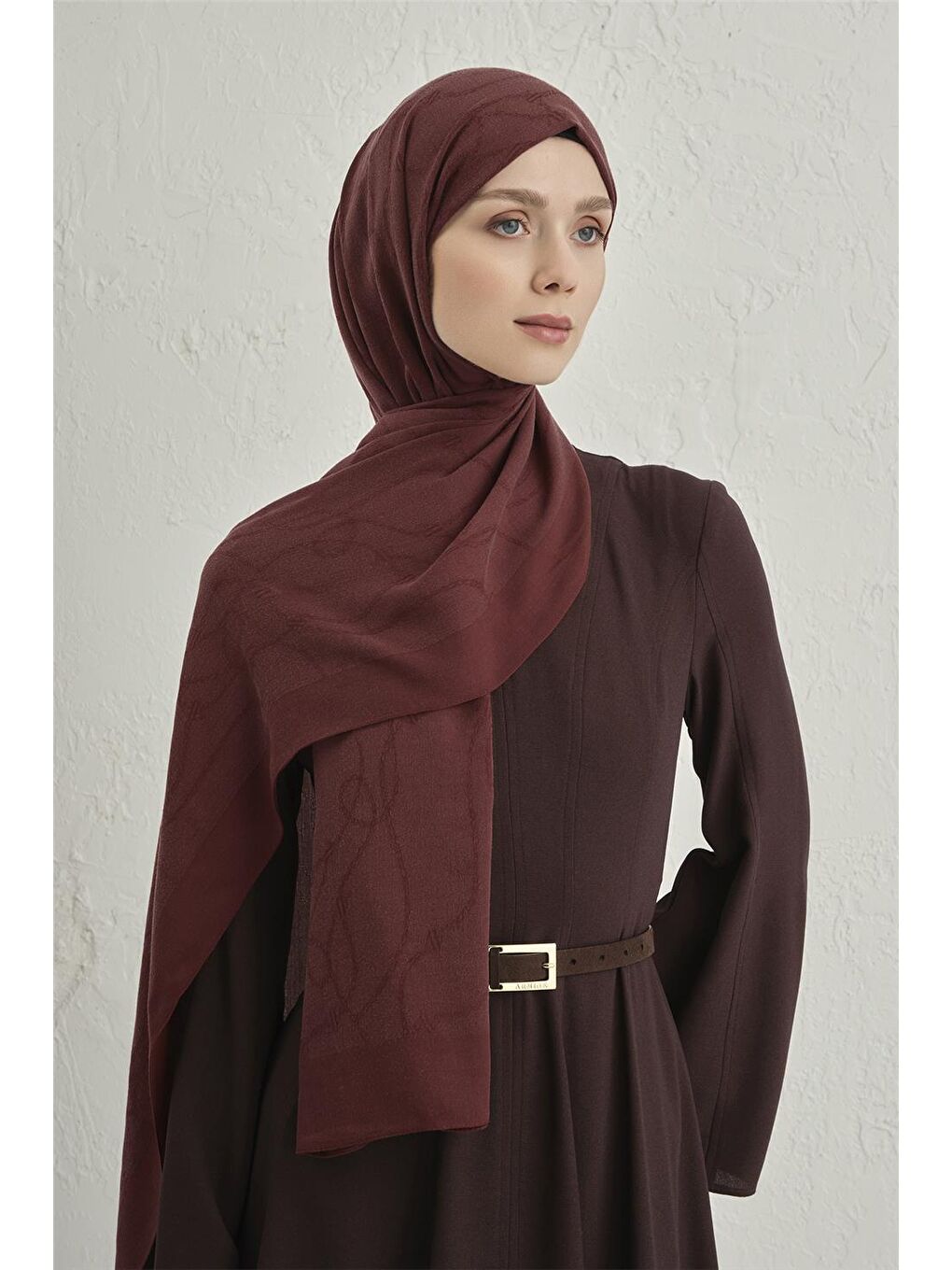 Bordo Cool Şal 2 32-1