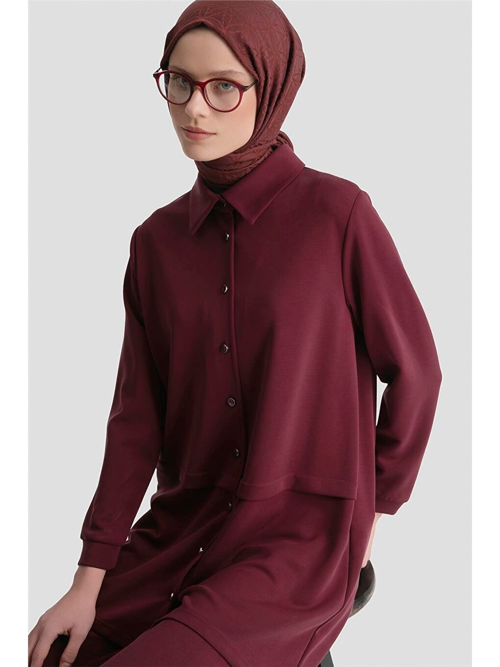 Örme Takım 25Kd7878 Bordo-3