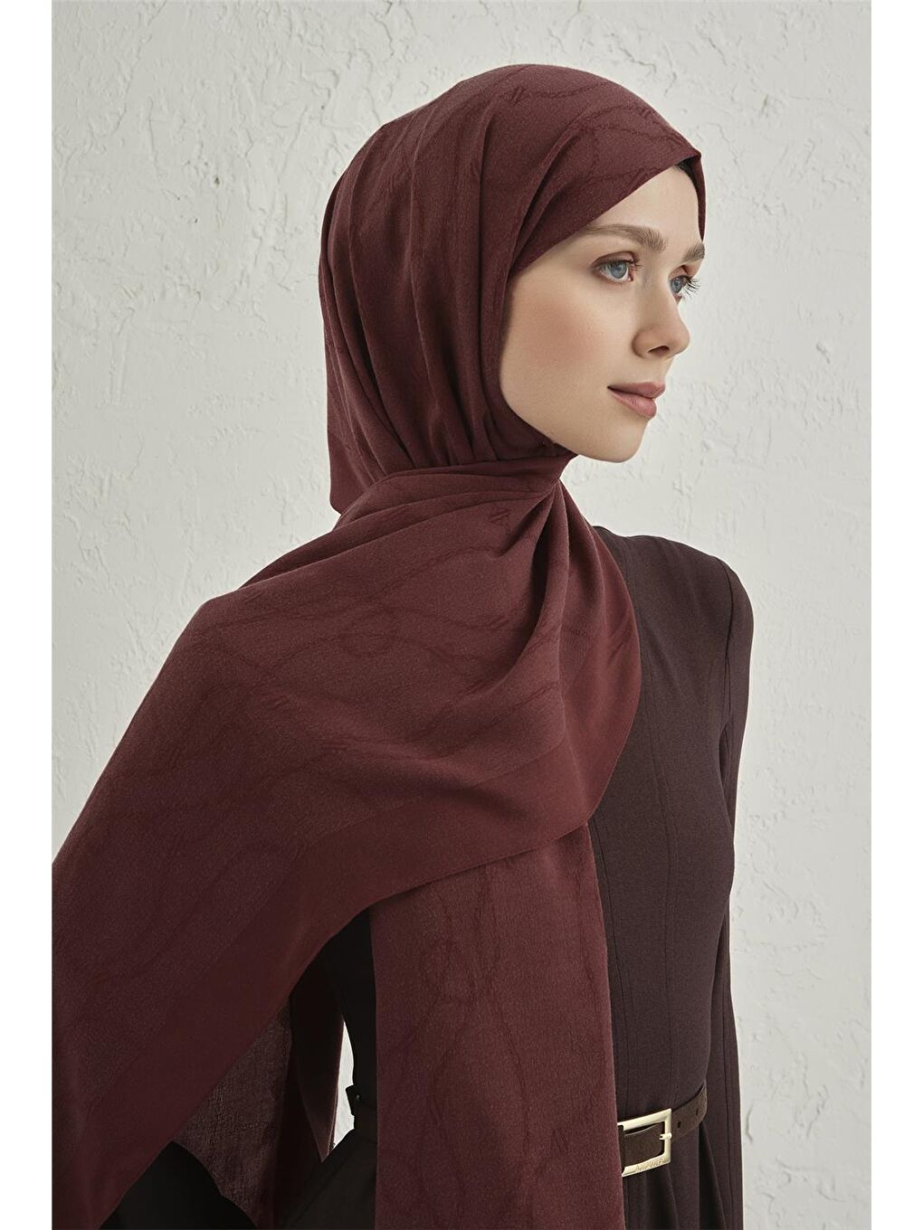 Bordo Cool Şal 2 32-3