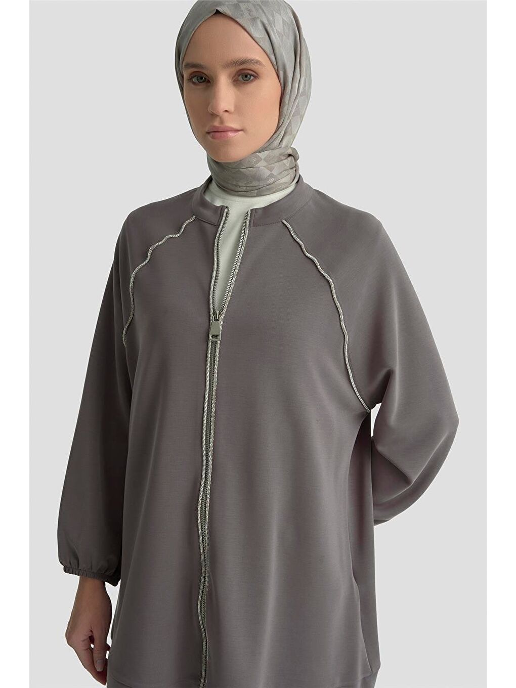 Biyeli Örme Takım 25Kd1176 Antrasit