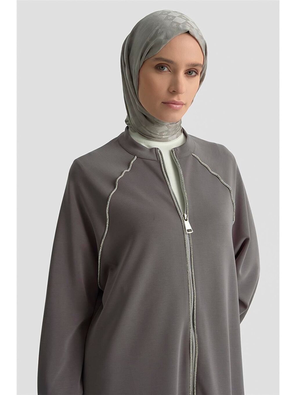 Biyeli Örme Takım 25Kd1176 Antrasit-2