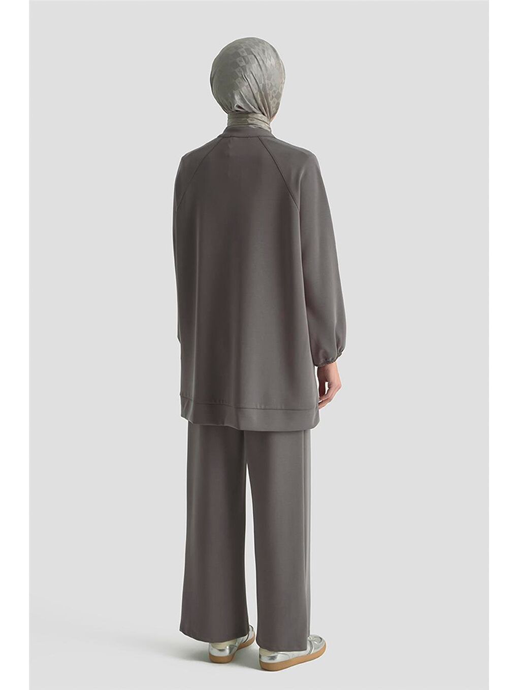 Biyeli Örme Takım 25Kd1176 Antrasit-5